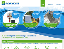 Tablet Screenshot of e-cologica.com.ar